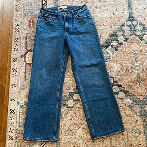abercrombie low rise baggy jeans